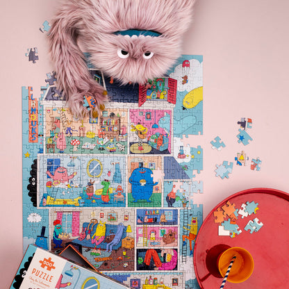 Moulin Roty – 500-piece Puzzle – Home of the Schmouks – Les Schmouks