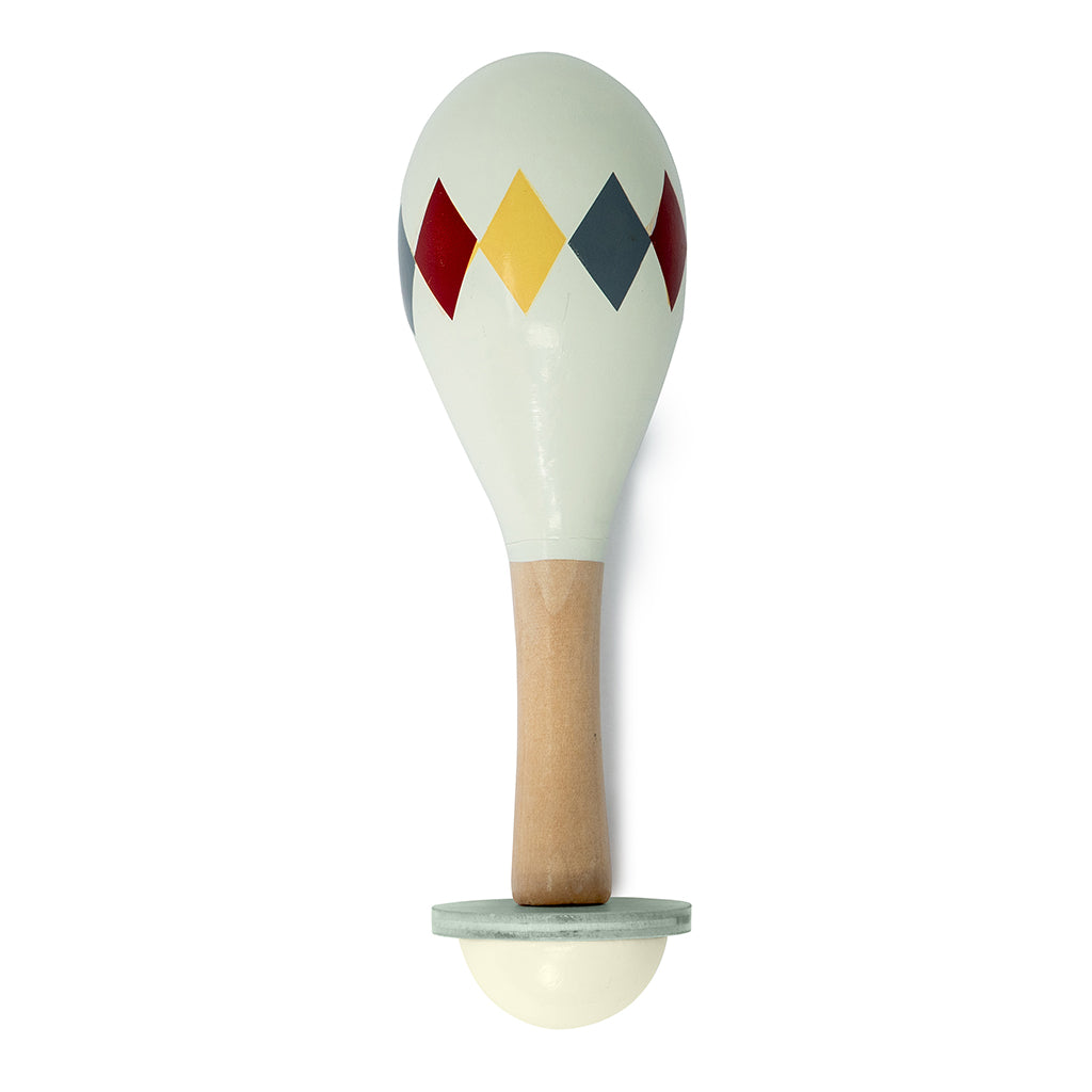 Mamamemo Maracas, Harlequin - White