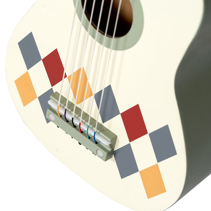 Mamamemo Guitar with 6 Strings, Harlequin