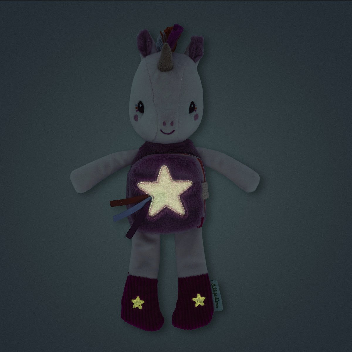 Lilliputiens Activity Book, Lena Cuddle Book - Glow in the Dark