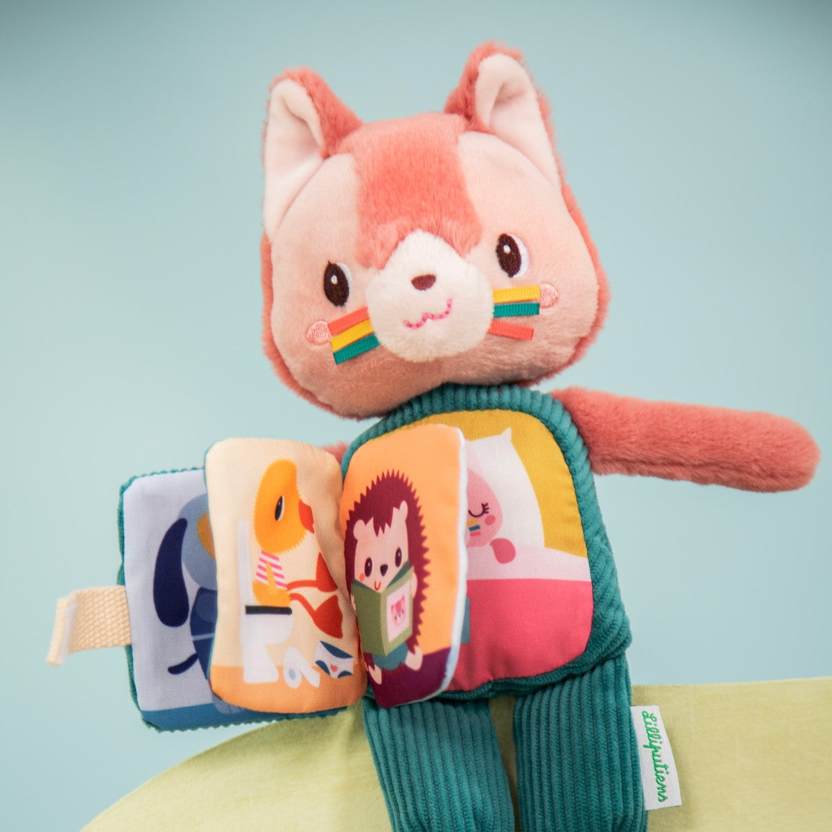 Lilliputiens Activity Book, Jeannie Soft Cuddle Book – Glow-in-the-Dark