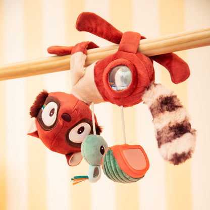 Lilliputiens, Elvis Hanging Toy for Stroller and Car Seat