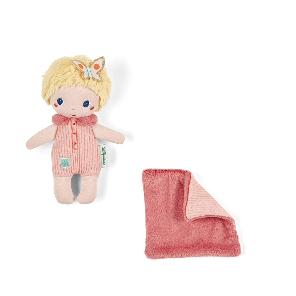 Lilliputiens Jade Doll in Cardboard Cradle, 18 cm