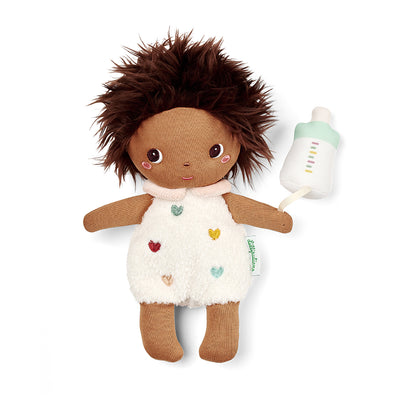 Lilliputiens Misha Doll in Basket, 21 cm