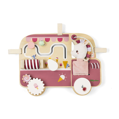 Lilliputiens Wooden Activity Board, Ice Cream Shop