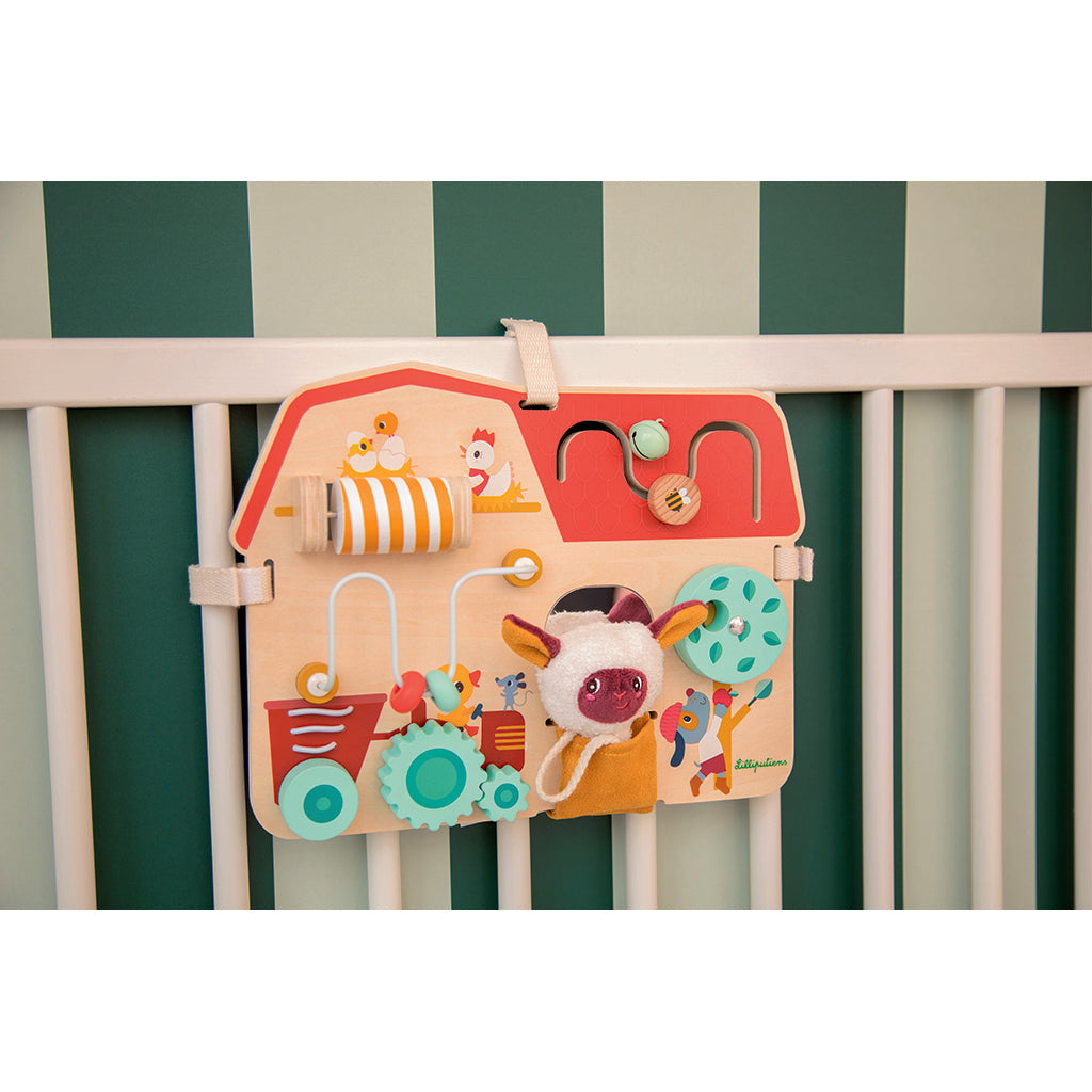 Lilliputiens Wooden Activity Board, Farm
