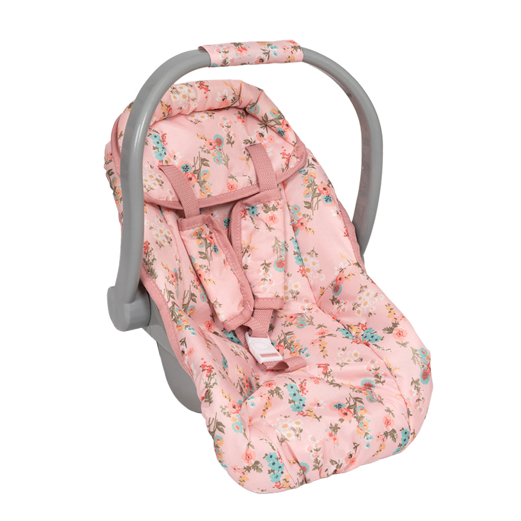Mamamemo autostol til dukke, blomster