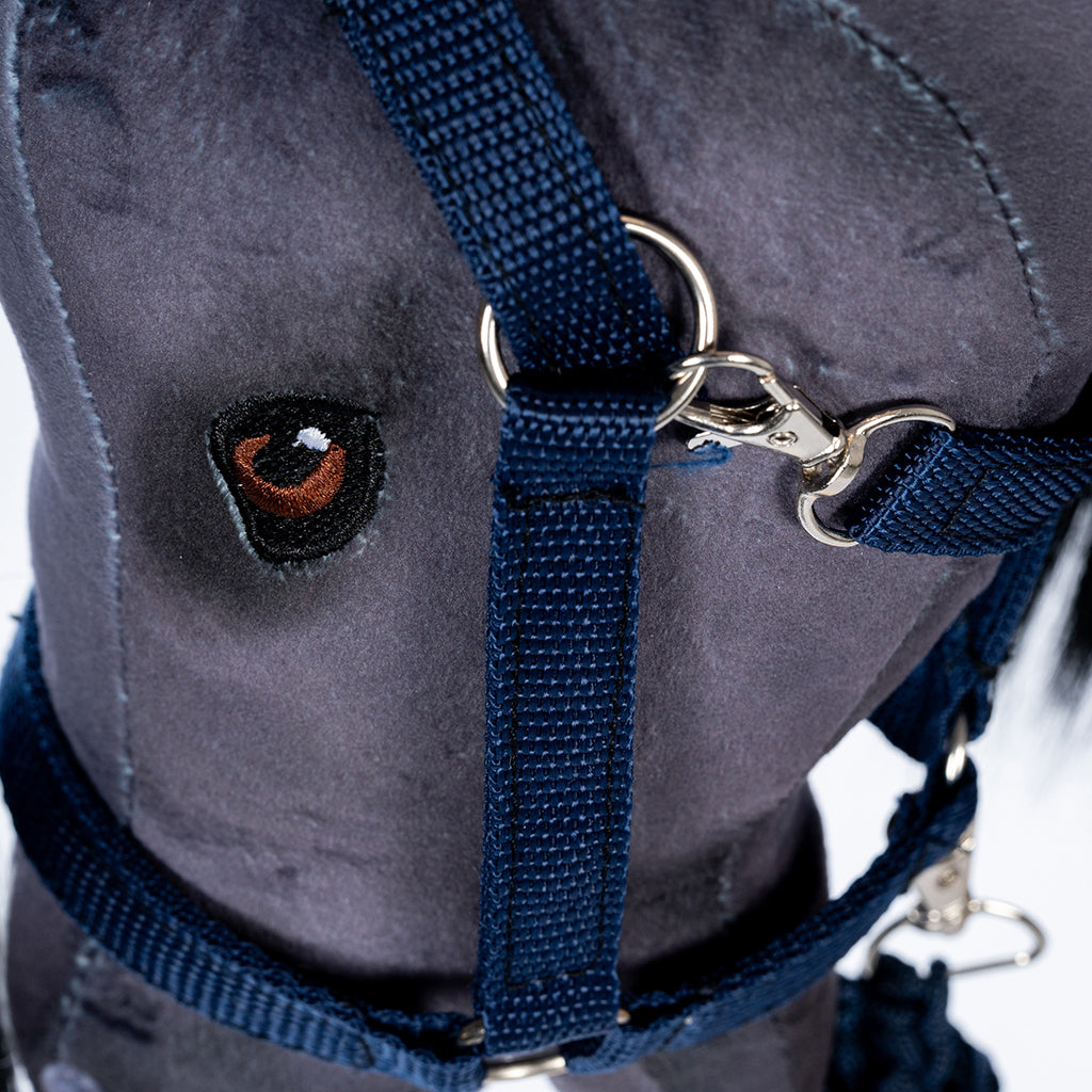 By Astrup Reins and Pull Rope, Blue (without Hobby Horse)