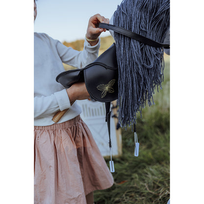 By Astrup Hobby Horse with Tail and Backpack, Dapple Gray - Star