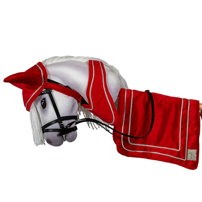 By Astrup Accessories for Hobby Horse, Competition Set - Red