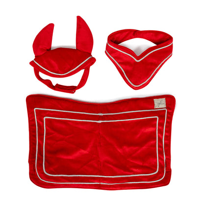 By Astrup Accessories for Hobby Horse, Competition Set - Red