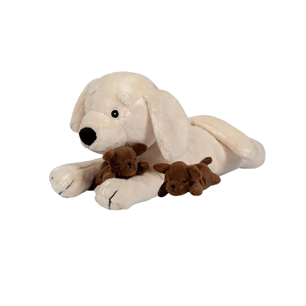 By Astrup Plush Dog with Puppies