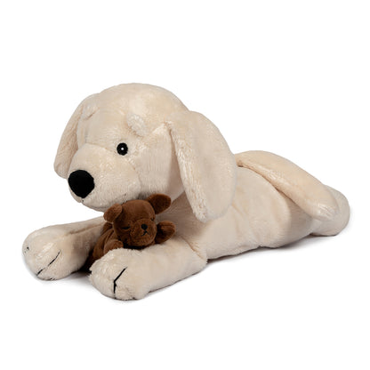 By Astrup Plush Dog with Puppies