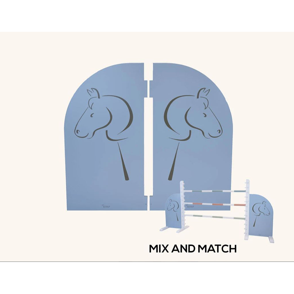 By Astrup Hobby Horse Accessories, Jump Wings - Horses