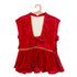By Astrup Vintage Circus vestkjole, bordeaux