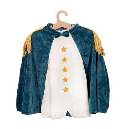 By Astrup Vintage Circus cirkusdirektørkappe, blå