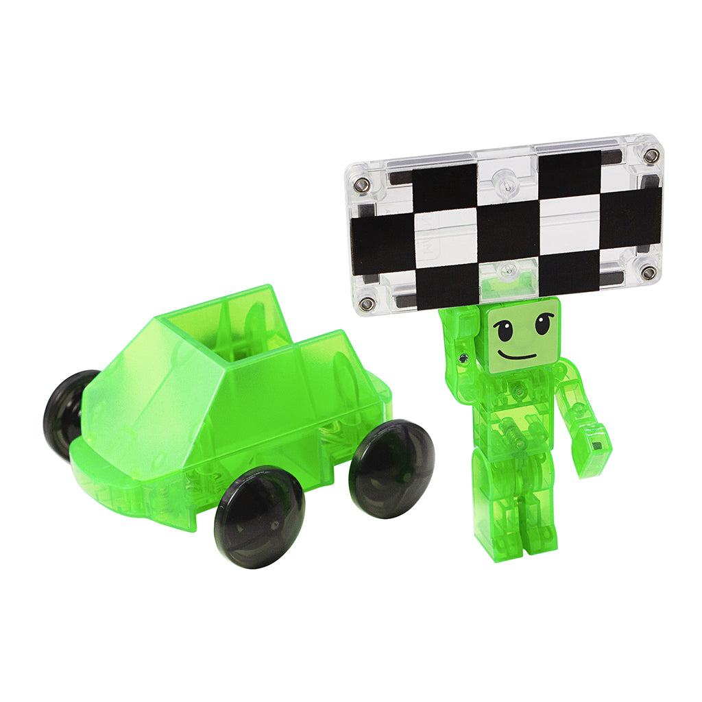 Magna-Tiles Downhill Duo, Magnetic Building Set with 40 Pieces