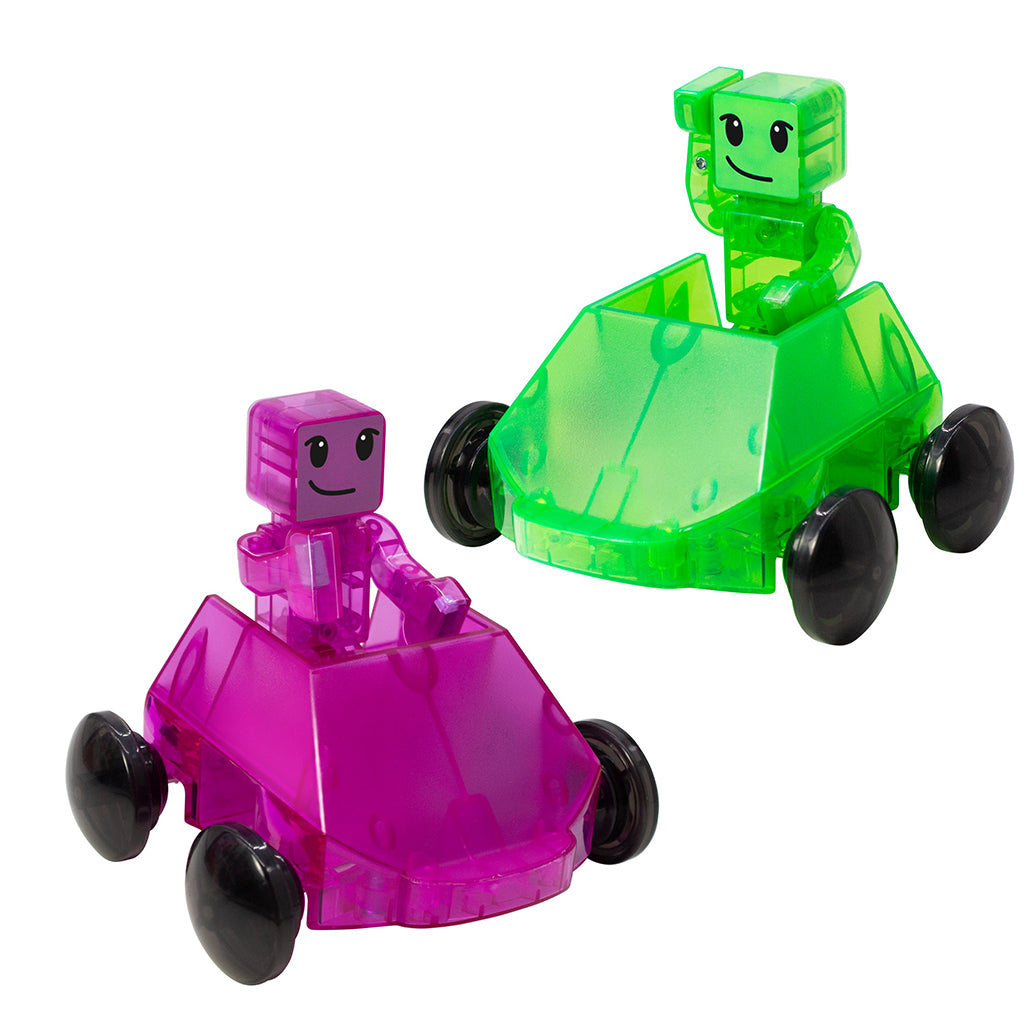 Magna-Tiles Downhill Duo, Magnetic Building Set with 40 Pieces