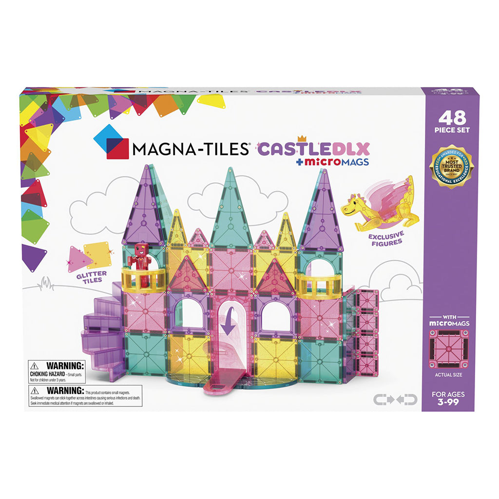 Magna-Tiles Deluxe Slot, Magnetic Construction Set with 48 Pieces