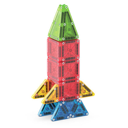 Magna-Tiles MicroMags Travel Set, Magnetic Construction Kit with 26 Pieces