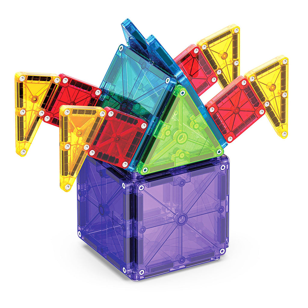 Magna-Tiles MicroMags Combo, Magnetic Building Set with 46 Pieces