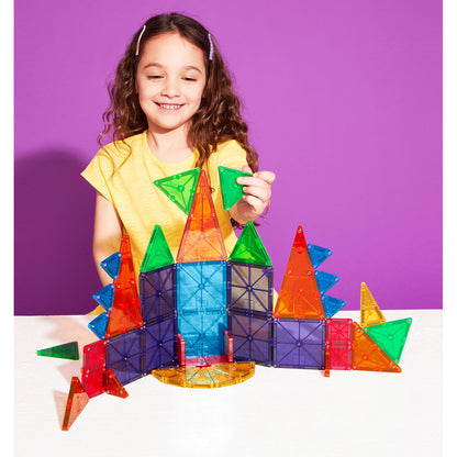 Magna-Tiles MicroMags Combo, Magnetic Building Set with 46 Pieces