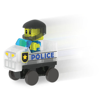 Magna-times Magnetic Building Set, Police Patrol - 20 Pieces