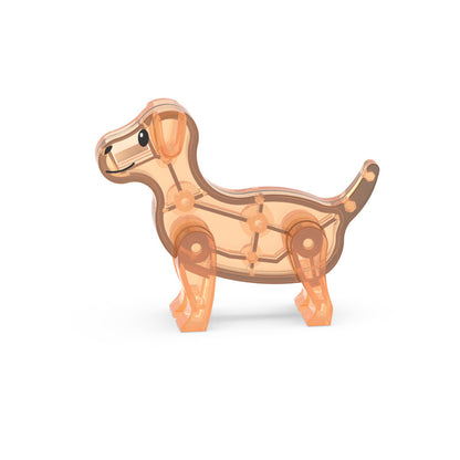 Magna-Tiles Magnetic Construction Set, Dog Daycare – 27 Pieces