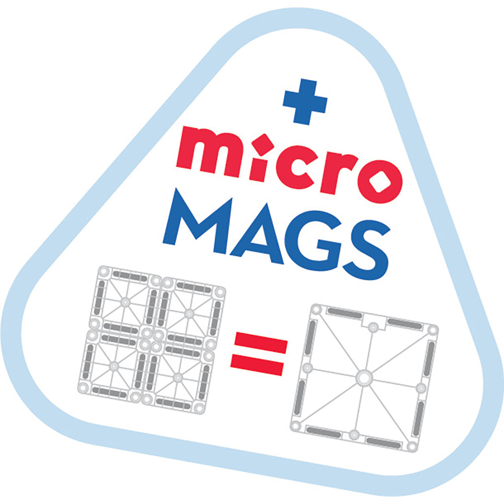 Magna-Tiles Magnetic Building Set, Rail Racer - Pieces