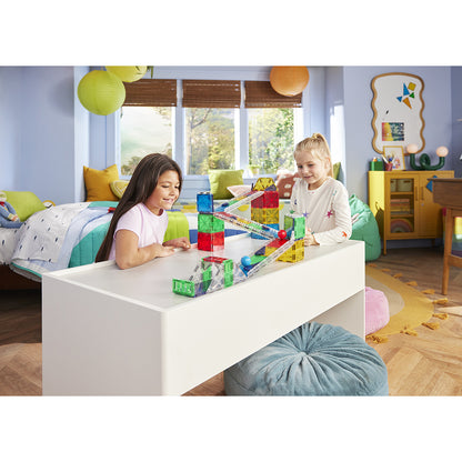 Magna-Tiles Magnetic Building Set, Rail Racer - Pieces
