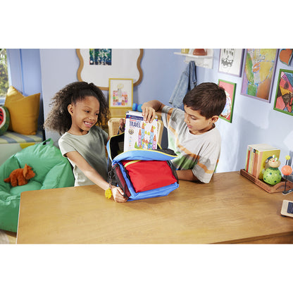 Magna-times Magnetic Building Set, microMAGS Deluxe Travel Set in Box - 55 Pieces