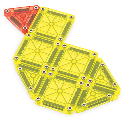 Magna-times Magnetic Building Set, microMAGS Deluxe Travel Set in Box - 55 Pieces