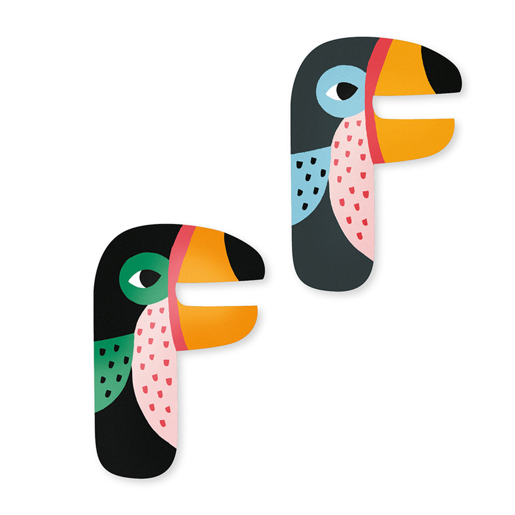 Vilac Animal Alphabet Letters, Design by Michelle Carlslund – A–Z