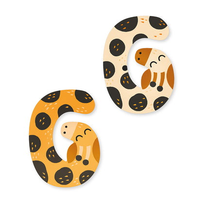 Vilac Animal Alphabet Letters, Design by Michelle Carlslund – A–Z