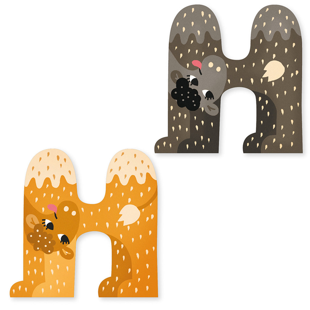 Vilac Animal Alphabet Letters, Design by Michelle Carlslund – A–Z