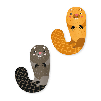 Vilac Animal Alphabet Letters, Design by Michelle Carlslund – A–Z