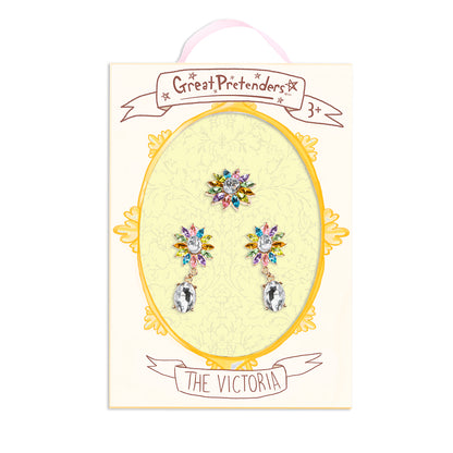 Great Pretenders, smykkesæt - Vitoria ring &amp; øreringe