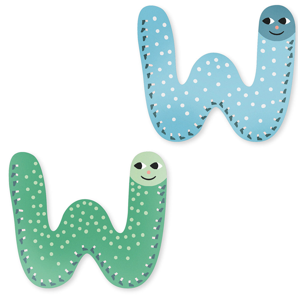 Vilac Animal Alphabet Letters, Design by Michelle Carlslund – A–Z