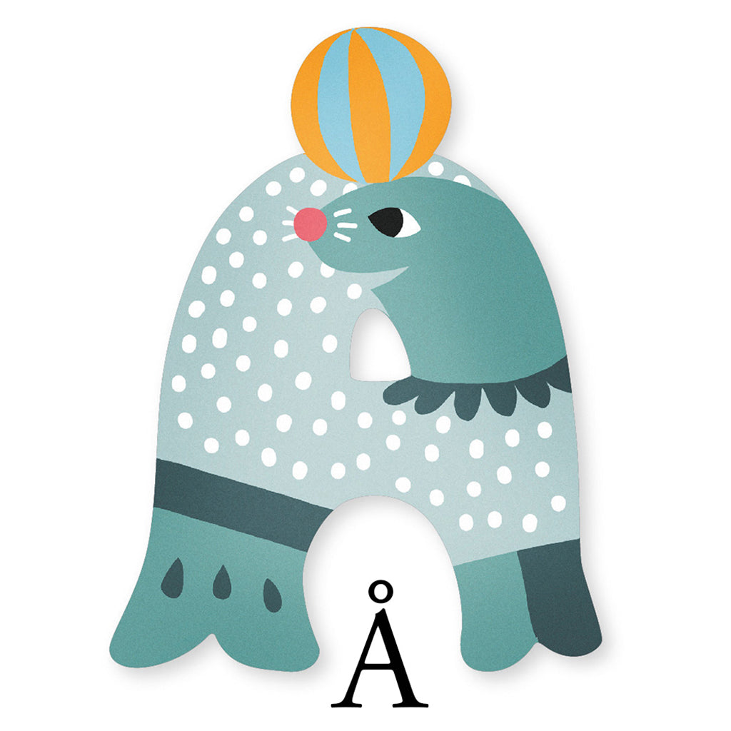 Vilac Animal Alphabet Letters, Design by Michelle Carlslund – A–Z