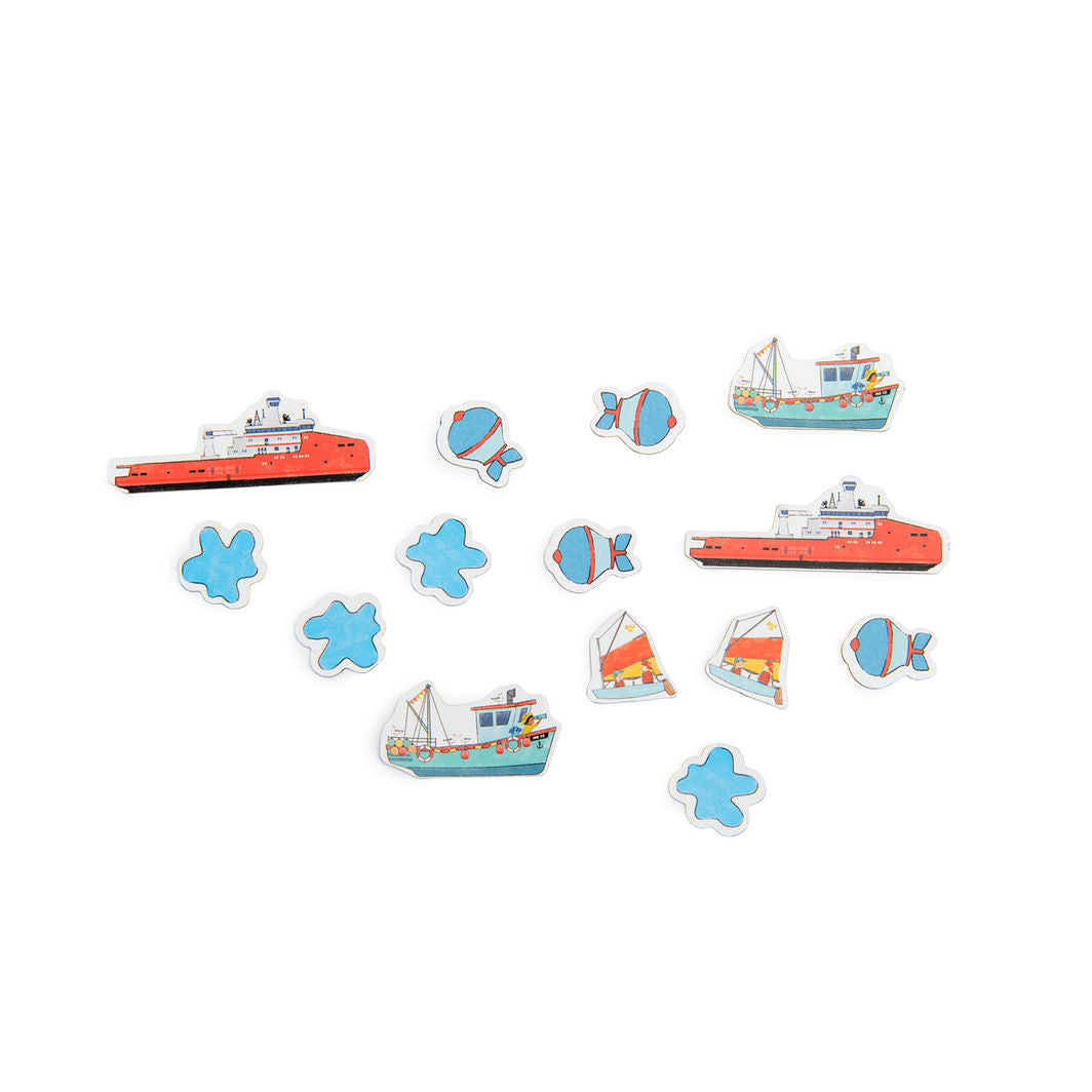 Moulin Roty, Magnetisk spil - Sænke slagskibe