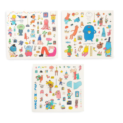 Moulin Roty - Transfer Stickers - Home of the Schmoucks - Les Schmouks