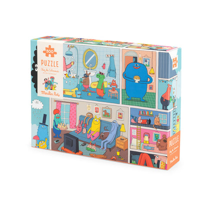 Moulin Roty – 500-piece Puzzle – Home of the Schmouks – Les Schmouks
