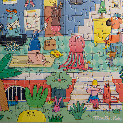 Moulin Roty – 500-piece Puzzle – Home of the Schmouks – Les Schmouks