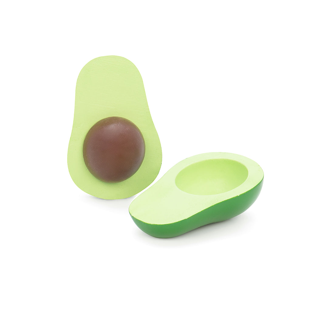MaMaMeMo Wooden Play Food, Avocado - 2 Pieces