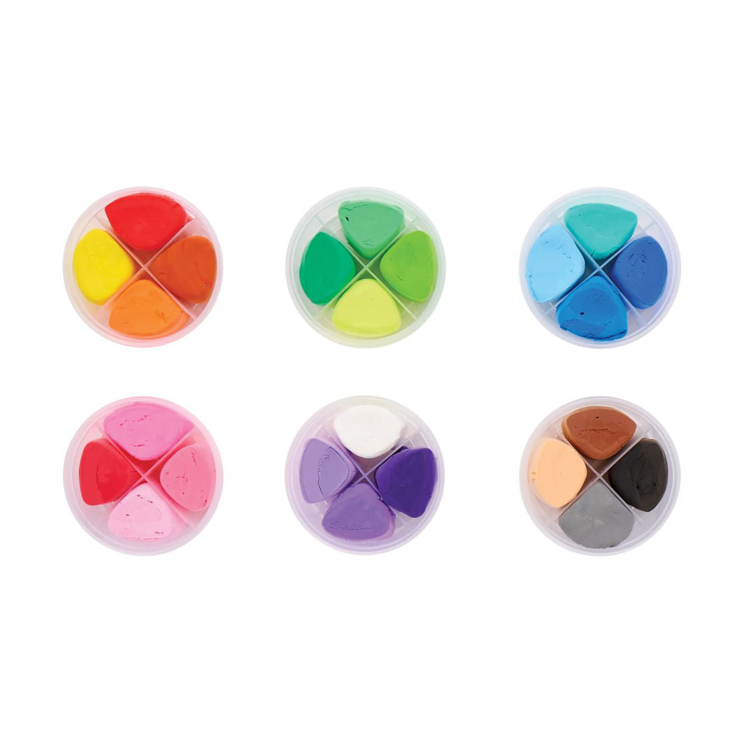 Ooly Self-Hardening Clay, Deluxe Kit 24 Colors - Creatibles