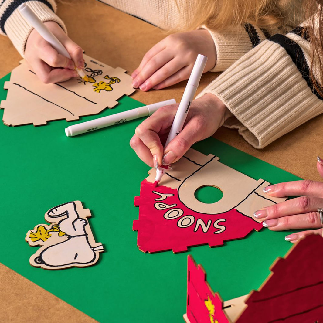 Ooly Birdhouse, Build and Paint a Birdhouse - Peanuts