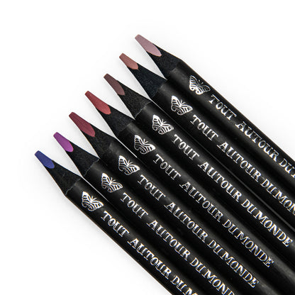 Moulin Roty Colored Pencils 50 pcs in Metal Case - Metallic