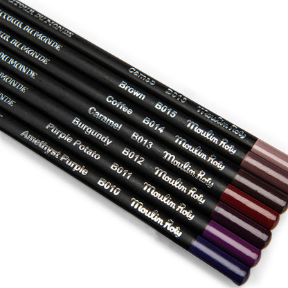 Moulin Roty Colored Pencils 50 pcs in Metal Case - Metallic