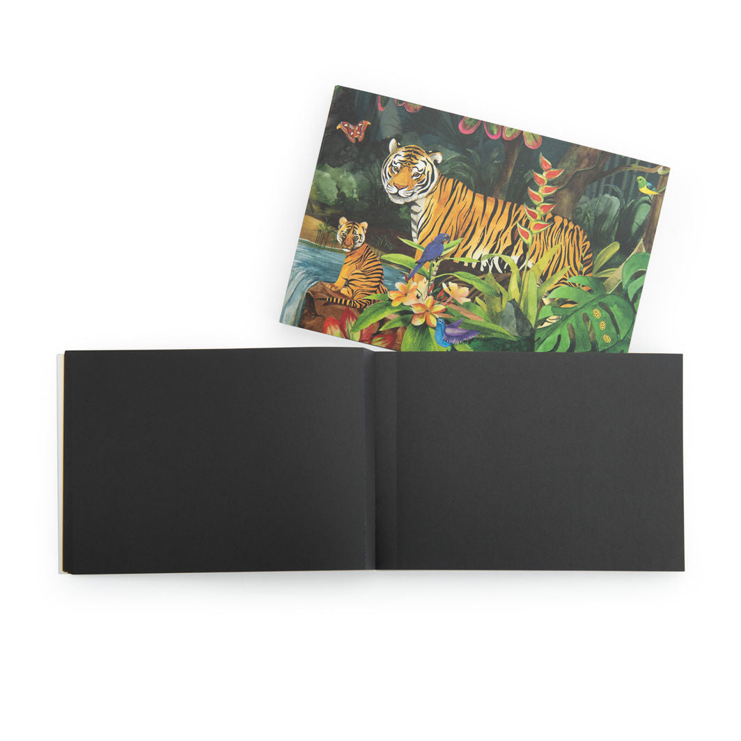 Moulin Roty - Sketch Pad - Black Paper - Tout autour du monde