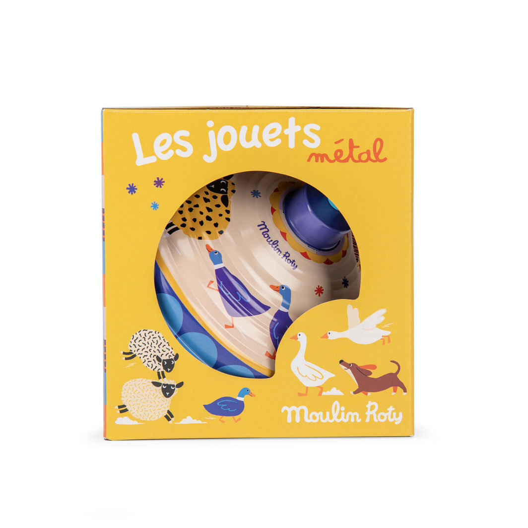Moulin Roty Spinning Top 20 cm, Les jouets métal